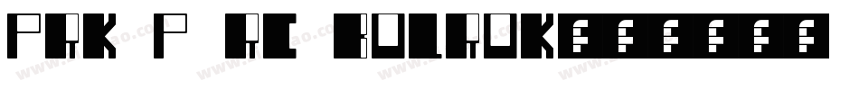 PRK P RC Bolrok字体转换